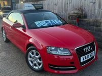 Used Audi A3 Cabriolet 2010 Red Cabriolet