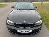 Used BMW 120 Cabriolet M Sport 177 HP (130 kW) 2011 Black Cabriolet