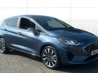 Used Ford Fiesta Titanium 125 HP (91 kW) 2021 Blue Hatchback