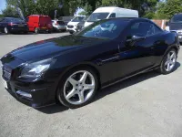 Used Mercedes SLK250 AMG 204 HP (150 kW) 2014 Black Cabriolet