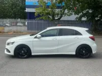 Used Mercedes A220 AMG line 177 HP (130 kW) 2017 White Hatchback