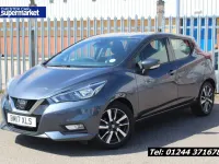 Używany Nissan Micra Acenta 90 KM (66 kW) 2017 Szary Hatchback