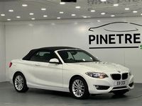 Used BMW 218 Impressive 136 HP (100 kW) 2015 White Cabriolet