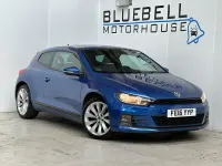 Used VW Scirocco GT 125 HP (91 kW) 2016 Blue Coupe