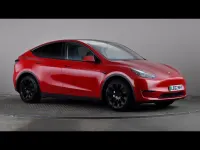 Used Tesla Model Y Long Range AWD 378 kW (514 HP) 2022 Red SUV