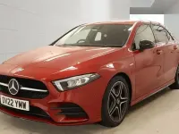Used Mercedes A180 Executive 136 HP (100 kW) 2022 Red Hatchback