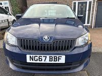 Used Skoda Fabia 75 HP (55 kW) 2018 Blue Hatchback