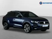 Used VW T-Roc R-line 150 HP (110 kW) 2020 Blue SUV