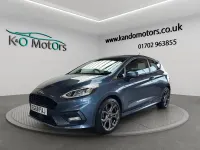 Begagnad Ford Fiesta ST-Line 125 HK (91 kW) 2019 Blå Halvkombi