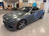 Used Mercedes E220 AMG line 194 HP (142 kW) 2019 Grey Cabriolet
