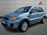 Begagnad Ford Fusion Zetec 101 HK (74 kW) 2007 Blå Halvkombi