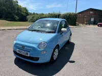Used Fiat 500 69 HP (50 kW) 2013 Blue Hatchback