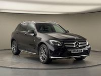 Used Mercedes GLC220 AMG line 170 HP (125 kW) 2018 Obsidian black SUV