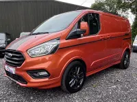 Used Ford Transit Custom Sport 170 HP (125 kW) 2019 Orange Van