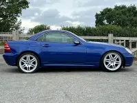 Used Mercedes SLK230 197 HP (144 kW) 2003 Blue Cabriolet