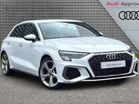 Used Audi A3 S-Line 147 HP (108 kW) 2022 White Sedan