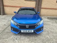 Used Honda Civic SR 129 HP (94 kW) 2018 Blue Hatchback