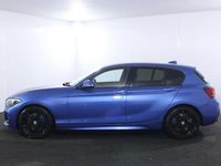 Used BMW 118 M Sport 136 HP (100 kW) 2019 Blue Hatchback