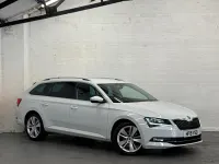 Used Skoda Superb SE L Executive 190 HP (139 kW) 2019 White Estate