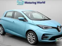 Used Renault Zoe Iconic 100 kW (136 HP) 2021 Blue Hatchback