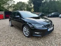 Usado Seat Leon FR 150 CV (110 kW) 2016 Negro Familiar
