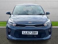 Begagnad Kia Rio 77 HK (56 kW) 2018 Blå Halvkombi