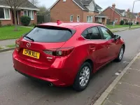 Begagnad Mazda 3 121 HK (88 kW) 2018 Röd Halvkombi