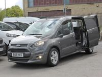 used Ford Transit Connect 230 TREND L2 LWB 5 SEATER DOUBLE CAB CREW VAN IN GREY WITH ONLY 28.000 MILE