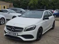Used Mercedes A220 AMG line 2017 White Hatchback