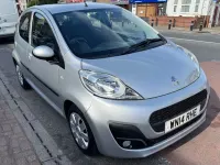 Second-hand Peugeot 107 Active 68 CP (50 kW) 2014 Argintiu Hatchback