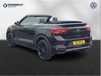 Used VW T-Roc Cabriolet R-line 150 HP (110 kW) 2022 Black Cabriolet