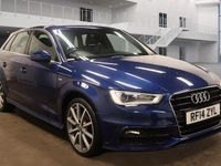 Used Audi A3 S-Line 2014 Blue Hatchback