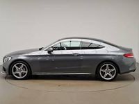 Used Mercedes C220 AMG line 170 HP (125 kW) 2017 Grey Coupe