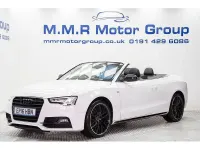 Used Audi A5 Cabriolet S-Line 150 HP (110 kW) 2016 White Cabriolet