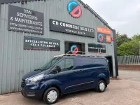 Used Ford Transit Custom 105 HP (77 kW) 2022 Blue Van