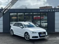 Used Audi A3 Sportback S-Line 125 HP (91 kW) 2016 White Hatchback