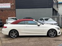 Used Mercedes C250 AMG Line Premium Plus 2017 White Cabriolet