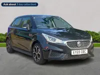Used MG MG3 Excite 106 HP (77 kW) 2019 Black Hatchback