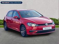 Used VW Golf VII SE 125 HP (91 kW) 2018 Red Hatchback