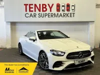 Used Mercedes E300 AMG line 2021 White Cabriolet