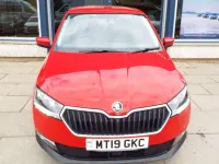 Used Skoda Fabia SE 74 HP (54 kW) 2019 Red Hatchback