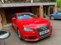 Used Audi A4 S-Line 160 HP (117 kW) 2008 Red Sedan