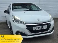 Used Peugeot 208 GT-line 110 HP (80 kW) 2015 White Hatchback