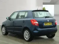Used Skoda Fabia Elegance 105 HP (77 kW) 2013 Blue Hatchback