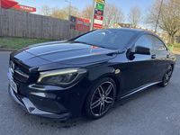 Used Mercedes CLA220 AMG line 177 HP (130 kW) 2016 Black Sedan