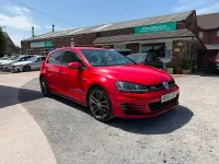 Used VW Golf VII GTD 180 HP (132 kW) 2015 Red Hatchback
