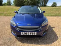 Used Ford Focus Titanium 125 HP (91 kW) 2018 Blue Hatchback