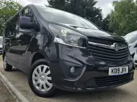 Used Vauxhall Vivaro Sportive 120 HP (88 kW) 2019 Black MPV