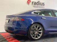 Used Tesla Model S Long Range AWD 397 kW (541 HP) 2020 Blue Hatchback