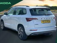 Used Skoda Karoq SportLine 187 HP (137 kW) 2022 White SUV